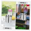 MUSISALY 2-Piece Foldable Metal Camping Cups, Portable Coffee Cups for Outdoor Camping view 2