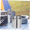 MUSISALY 2-Piece Foldable Metal Camping Cups, Portable Coffee Cups for Outdoor Camping view 4
