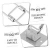 Stainless Steel Shower Corner Rod for RV Bathroom, Silver view 2