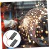 2 Carbon Brushes for Electric Motors, Replacement Parts, Black view 4