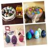 Unfinished Wooden Easter Eggs for Crafts, Unpainted, 20 Pieces view 4