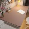 Multifunctional PU Leather Office Desk Mat, Green/Pink, 90 × 140 cm view 2