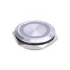 VWWJCCRO 30 mm Stainless Steel Short Self-Reset Momentary Push Button Switch, 3 V/5 V/12 V/220 V (Green LED, 3–9 V (5 V)) view 1
