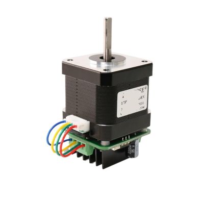 IONQXIDLD 17HS4401S-DRV Integrated Driver 2-Phase 4-Wire 40 N·cm NEMA 17 Stepper Motor, 1.5A