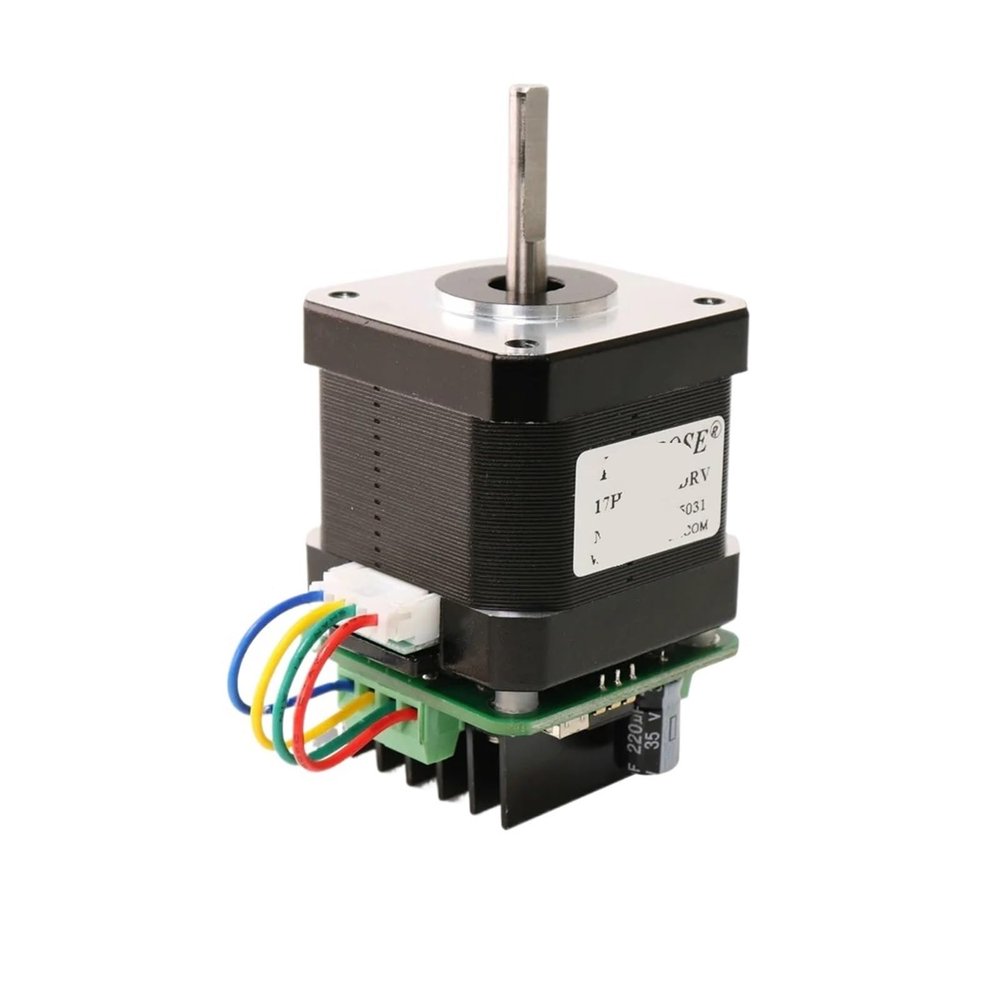 IONQXIDLD 17HS4401S-DRV Integrated Driver 2-Phase 4-Wire 40 N·cm NEMA 17 Stepper Motor, 1.5A