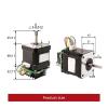 IONQXIDLD 17HS4401S-DRV Integrated Driver 2-Phase 4-Wire 40 N·cm NEMA 17 Stepper Motor, 1.5A view 2