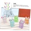 24 Small Bright Resin Cow Figurines for Mini Landscapes view 3