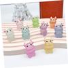 24 Small Bright Resin Cow Figurines for Mini Landscapes view 4