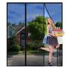 Magnetic Insect Screen Door Curtain 160 x 250 cm, Black, No Drilling view 1