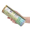 VANANI Periodic Table of Elements Pencil Case, Portable Multifunctional Zipper Pouch, White, One Size view 4