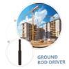 ORFOFE Ground Rod Driver for Rotary Hammers, Steel, Black, for 19 mm and 15 mm Rods view 4