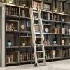Library Ladder Hardware Kit, Sliding Rail System with Rollers view 1