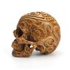 PRETYZOOM 3-Piece Xiangyun Skeleton Skull Halloween Decorations, Brown view 2