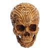PRETYZOOM 3-Piece Xiangyun Skeleton Skull Halloween Decorations, Brown view 3