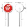 Fire Hose Sign with Stake for Yard, Home, Garden, Lawn, Aluminum, 23.4 x 23.4 cm view 2