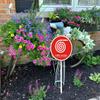 Fire Hose Sign with Stake for Yard, Home, Garden, Lawn, Aluminum, 23.4 x 23.4 cm view 3