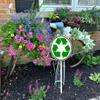 23.4 x 23.4 cm Recycling Symbol Sign with Stake for Yard, Garden, and Lawn view 3