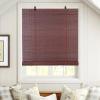FENGSHOUU Retro Bamboo Roller Shade, Chestnut, 60 x 240 cm view 1