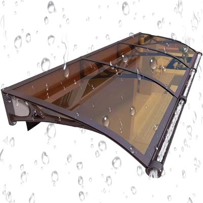 Curved Polycarbonate Door and Window Awning