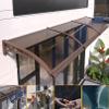 Curved Polycarbonate Door and Window Awning view 3
