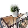 Curved Polycarbonate Door and Window Awning view 4