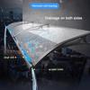 Front Door Step Awning, Transparent Outdoor Canopy view 2