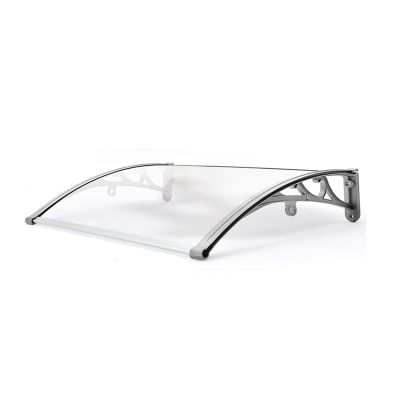Polycarbonate Door Awning with Aluminum Frame