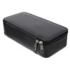Double-Layer Pencil Case, Large, Black, for Students view 1