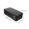 Double-Layer Pencil Case, Large, Black, for Students view 2