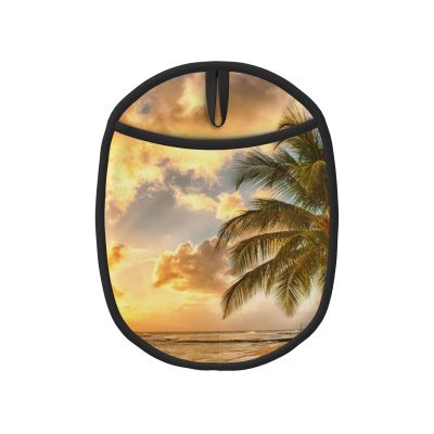 YFSGDLBN Silicone Pot Holder, Sunset Hawaiian Palm Design, Heat-Resistant Trivet