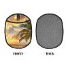 YFSGDLBN Silicone Pot Holder, Sunset Hawaiian Palm Design, Heat-Resistant Trivet view 2