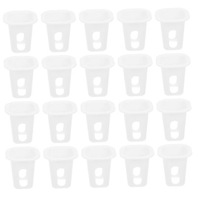 CIYODO PP Hydroponic Net Pots for Seedlings, 100-Pack