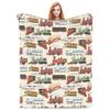 ZSOSIXDEAL Cute Train Throw Blanket view 1