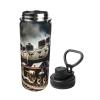 530 ml Stainless Steel Water Bottle with Steam Locomotive Print view 2
