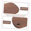 Solid Wood Cutting Board in Coffee for Bread and Pizza view 4