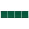 NQJIBUE Lawn & Garden Raised Garden Bed 320 x 40 x 77 cm Galvanized Steel Green view 3