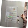 Magnetic Acrylic Refrigerator Board for Weekly Planning and Notes view 3
