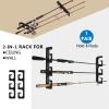 Wall-Mounted Fishing Rod Holder Rack view 2