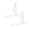LABRIMP Transparent Acrylic Saucer Organizer Stand for Cups view 1