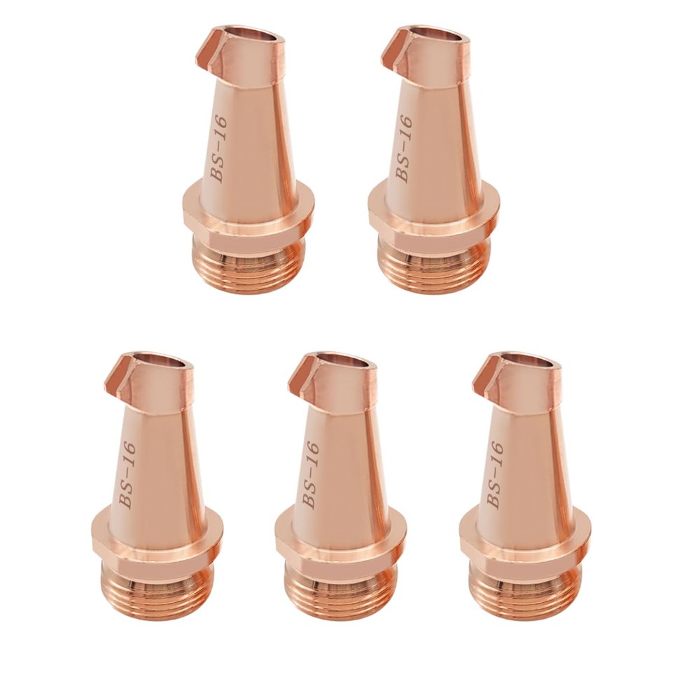 5-Pack Copper Laser Welding Nozzles BS-16, M16, 35 mm