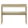 prissent Console Table, Hallway Table, Sofa Table, Sonoma Oak, 102 x 30 x 83 cm view 4
