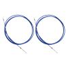 ZIBOXI Compatible with Mariner, 2 Pieces, 15 ft Outboard Throttle Cables, Side-Mount Control Cables view 1