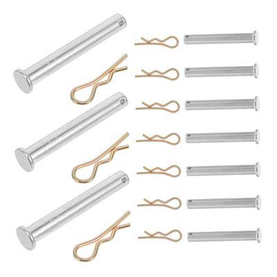 Gadpiparty Metal Scaffold Lock Pin with Safety Clip, Silver