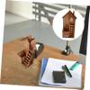 Parliky Small Wooden Flower Pot for Artificial Flowers, Wall and Shelf Decor view 4