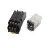 LTRAJUYNH 3-Piece AC 110 V Coil Power Relay HH54PL, 14-Pin, with Socket Base view 2