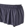SkyjOy Wrap-Around Bed Skirt, Elastic, Solid Dark Gray, 15-Inch Drop view 1