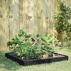 vidaXL Raised Garden Bed Black 100 x 100 x 18.5 cm Steel view 2