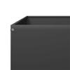 vidaXL Raised Garden Bed Black 100 x 100 x 18.5 cm Steel view 4