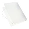 FUNOMOCYA 2-Piece Refillable Ring Binder Covers, PP, Strap Closure, White view 1