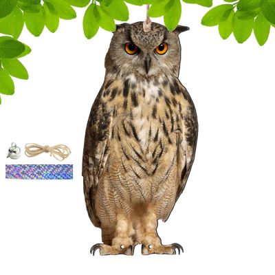 Expel Birds Decorative Owl Bird-Deterrent Hanging Ornament